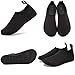 CIOR Lightweight Aqua Socks Quick-Dry Water Shoes Mutifunctional Barefoot For Beach Pool Surf Yoga Exercise SX-Black-40/41