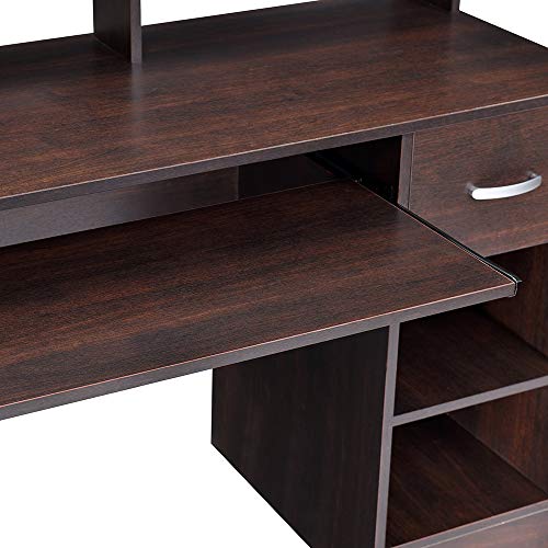 ROCKPOINT Axess Computer Keyboard Tray and Drawer Small Home Office