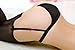 Women Black Simplicity Elasticity 4 Straps Metal Clips Sexy Garter Belt for Stockings S509