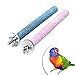 Bird Toys,NNDA CO Colorful Pet Bird Chew Grinding Paw Toys Parrot Harness Cage Budgie Clean Tool,1.5X14cm/0.59