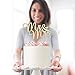 Mr and Mrs Wedding Cake Topper - Premium Gold Metal - Sparkly Wedding or Anniversary Cake Topper - Now Protected in a Box