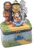 Wizard of Oz Tinman Scarecrow Toto Trinket Box phb
