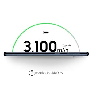 Samsung Galaxy A40 Enterprise Edition, Smartphone, Display 5.9" Super AMOLED, 64 GB Espandibili, RAM 4 GB, Batteria 3100 mAh, 4G, Dual Sim, Android 9 Pie, Versione Italiana, Black - immagine 7