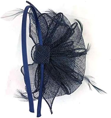 navy fascinator hat headband