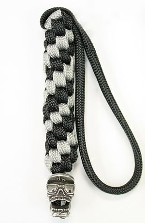 DPx Gear Mr. DP Bead - Antique Pewter Finish w/ Black Lanyard DPLSB006 DPx Gear Mr. DP Bead - Antique Pewter Finish w/ Black Lanyard DPLSB006