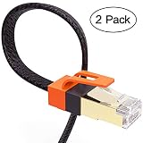 Ethernet&nbsp;Cable 10FT,&nbsp;VANDESAIL&nbsp;2Pack CAT7&nbsp;Network&nbsp;Cable&nbsp;Nylon Braided&nbsp;RJ45&nbsp;High&nbsp;Speed&nbsp;STP&nbsp;LAN Cord 10/100/1000Mbit/s&nbsp;Gold&nbsp;Plated&nbsp;Lead