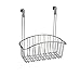 Spectrum Diversified Contempo Storage Basket, Over the Cabinet, Steel Wire Organization, Under Sink Organizer for Kitchen & Bathroom, Medium