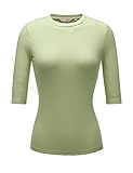 REGNA X Love Coated Women's Long sleeve Summer Lightweight Basic Casual T-shirts(S-XXXL)