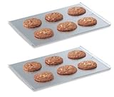 Vollrath 68085 Wear-Ever Cookie Sheet Pans, Set of 2 (17-Inch X 14-Inch, Natural Finish Aluminum, NSF)