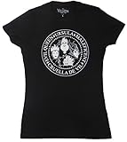 Disney Villains Circular Seal Maleficent Evil Queen Juniors T-shirt