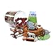 Sunny Days Entertainment Horse Farm Bucket – 71 Assorted Horses Toy Play Set for Kids, Boys and Girls, Plastic Cake Toppers Figures with Storage Container