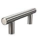 KINGSO Hollow Stainless Steel Kitchen Door Cabinet T Bar Handle Pull Knobs Hardware Set 4