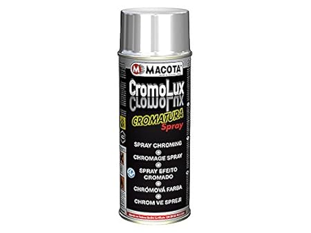 Macota CROMOLUX Chromlack Spray 400 ml Chrom hitzebeständig Chrom Chrom