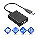 USB to HDMI Adapter, USB 3.0 to HDMI 1080P Video Graphics Cable Converter with Audio Output (Black 3)