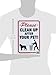 Plastic Sign - Please Clean Up After Your Pet 8.5 In x 12