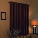 Best Home Fashion Basic Thermal Insulated Blackout Curtains - Antique Bronze Grommet Top - Chocolate - 52
