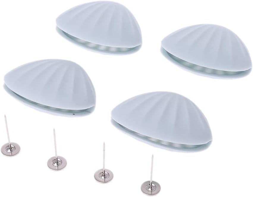 ruiruiNIE Quilt Clips 4 Pieces/Set Magnetic Duvet Clips Non Slip Buckle Blankets Cover Sheet Quilt Clip Keep Corner Fixer Bed Comforter Fasteners Shell