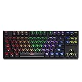 RK Royal KLUDGE Sink87G Wired/Wireless 2.4G RGB LED Backlight Mechanical Gaming Keyboard for Desktop