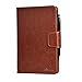 ipad Mini 4 Case, Arae ipad Mini 4 Wallet case,Flip Folio [Kickstand Feature] PU Leather Wallet case Cover with auto Sleep/Awake Function for New ipad Mini 2015 (Brown)