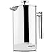 LINKYO Large Stainless Steel French Press Coffee Maker 1.5L, 50oz shiny