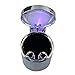 DDLBiz Travel Cigarette Ash Holder Cup Movable Car Ashtray LED Light Ashtray Auto (Random Color)