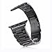 Leefrei Stainless Steel Replacement Strap Watch Band for 42mm Apple Watch Series 3 Series 2 and Series 1 - Black