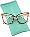 WearMe Pro - New Elegant Oversized Clear Cat Eye Non-Prescription Glasses