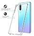 MoKo Compatible with Huawei P30 Case, Slim Anti-Scratch Hard PC Backplate + TPU Bumper Shock Absorption Hybrid Anti-Yellow Cellphone Cover Shell Fit with Huawei P30 - Crystal Clear