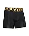 Under Armour Mens New Elite 6'' BoxerJock Black/Stealth Gray/Black XL