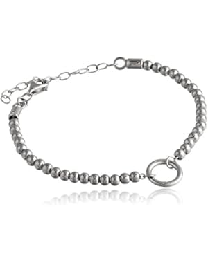 Beaded Circle Charm Starter Bracelet