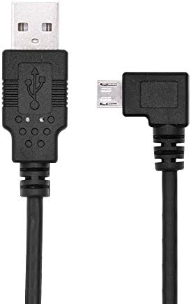 Dylawell Right Angle Micro-USB to USB A long Data Sync and Charge Cable for TV Stick, Echo dot, Google Home Mini and Power Bank,6 inches ([100cm Micro left angle] 1-Pack)