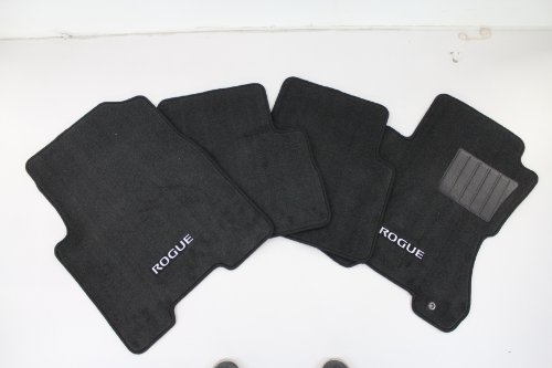 Nissan Genuine Accessories 999E2-GX000 Black Carpeted Floor Mat, (Set of 4)