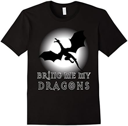 Mens Bring Me My Dragons Shirt 2XL Black