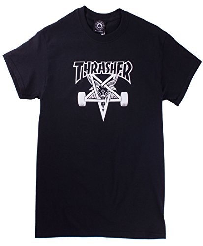 Thrasher skategoat t-shirt mens black medium