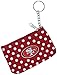 aminco womens NFL San Francisco 49ers Polka Dots Coin/ID Purse RED