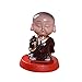 Solar Powered Toy Animal Little Monk Figure Dancing Swing Figure Model Toy Dashboard Car Desk Decoration