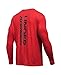 Under Armour Men's UA Vertical Wordmark Long Sleeve T-Shirt Large Red