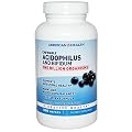 American Health, Chewable Acidophilus and Bifidum, Natural Blueberry Flavor, 100 Wafers - 2pc