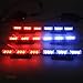 XKTTSUEERCRR 54x LED Ultra Bright Emergency Service Vehicle Dash Deck Warning Flashing Strobe Light (Red & White)