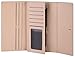 Travelambo Womens Wallet Faux Leather RFID Blocking Purse Credit Card Clutch Holder Case (Light apricot)