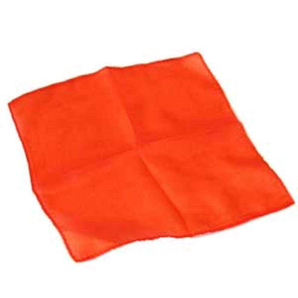 Magic Makers 6 Inch Orange Color Silk - Professional Grade