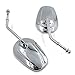 SMT-Chrome Rearview Shining Shining Mirrors Compatible With H-D FLSTC FXDB DYNA FXDF FLSTF 8mm [B013JV6TUG]