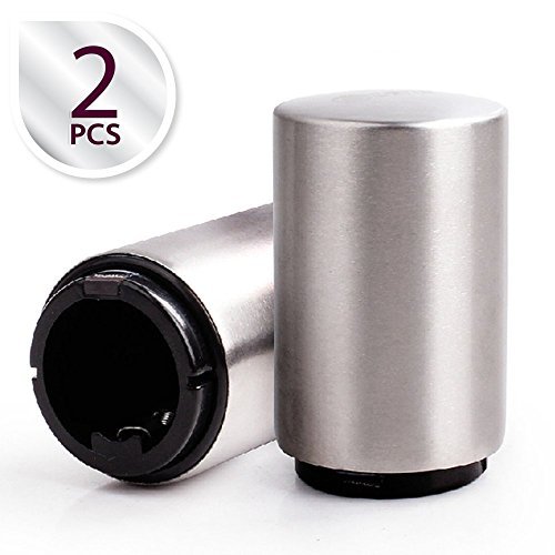Zap Bottle Opener - Most Innovative Bottle Opener with Magnetic Cap
Catcher | Premium Nontoxic Stainless Steel | Set of 2 | Silver | 697.2 Zap Bottle Opener - Most Innovative Bottle Opener with Magnetic Cap
Catcher | Premium Nontoxic Stainless Steel | Set of 2 | Silver | 697.2