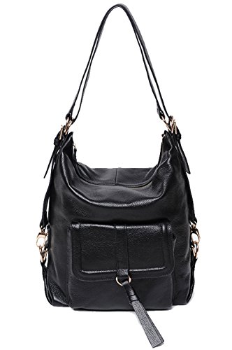 SAIERLONG Women's Tote Single Shoulder Bag Handbag Cow Leather
