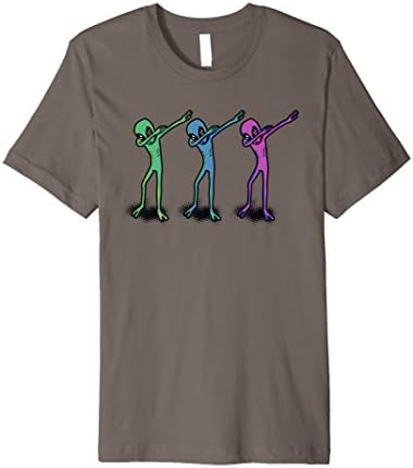 Mens Allien Team Dab Funny Extraterrestrial T-Shirt Gift for Geek XL Asphalt