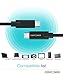 USB 3.1 Type C Cable 1FT, FosPower Reversible USB 3.1 (Gen 2) Type C to Type C Nylon Braided Cord for Nintendo Switch, MacBook, Galaxy S8 Plus/Note 8, LG V30, Google Pixel 2/XL, HTC 10 & More