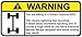Subaru Impreza WRX 4x4 funny warning decal, sticker