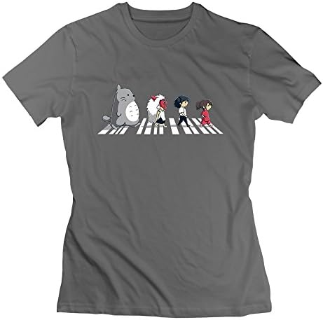 HOORIE Women's Ghibli Road T-shirt DeepHeather X-Large