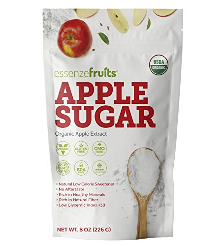 Essenzefruits Organic Apple Sugar - Innovation, 1:1 Sugar Substitute, No Aftertaste, Clean Label Sweetener, Minerals, Soluble, Prebiotic soluble fibers. - Thumbnail 2