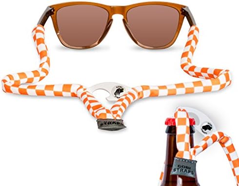 Sunglass Straps by Gobi Straps – Built-In Bottle Opener – Sunglass Retainers – Sunglass Lanyard -- Sunglass Cord – Quick Dry